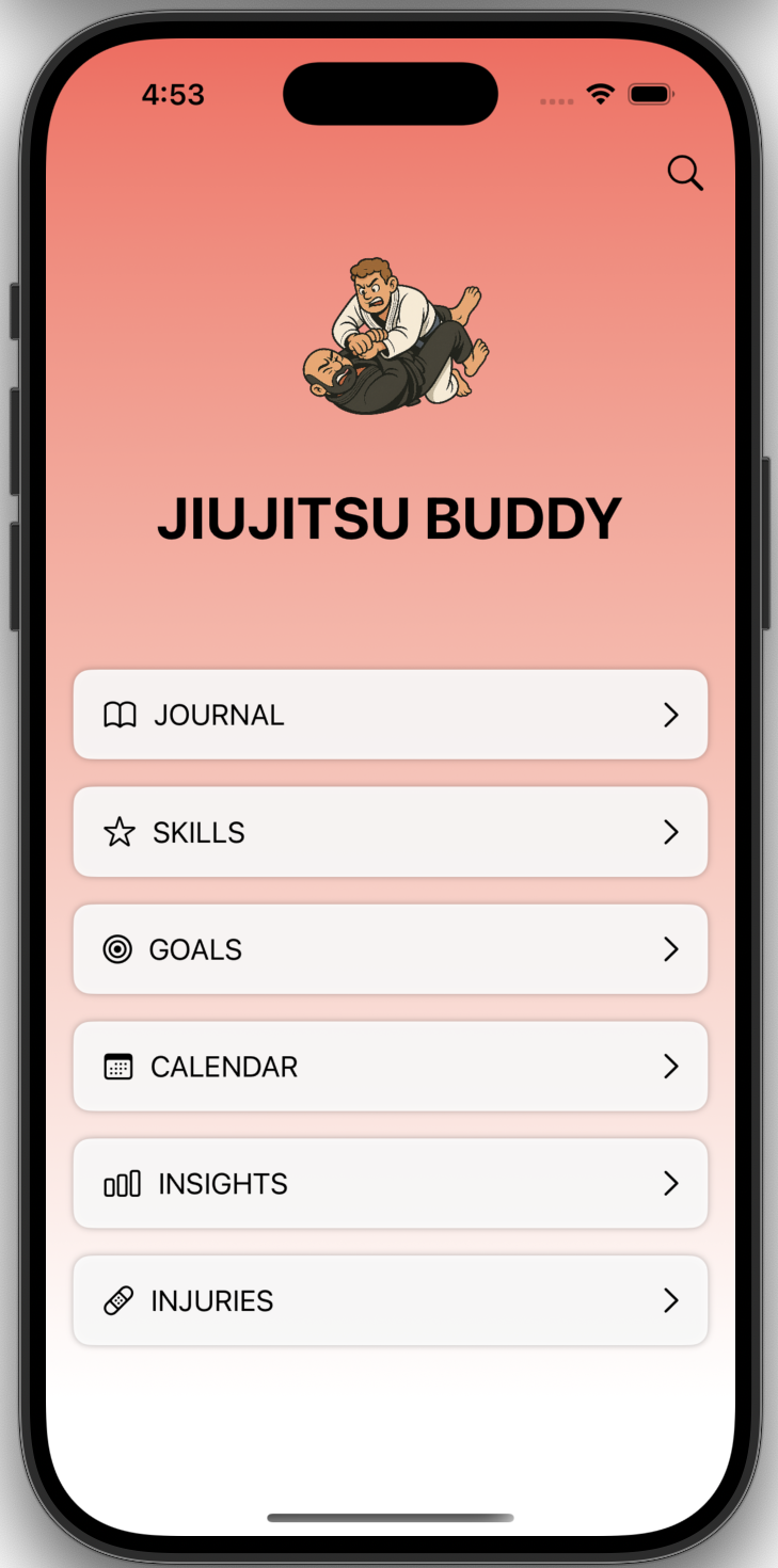 JiuJitsu Buddy Screenshot